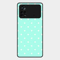 Heart Design Glossy Metal Case Cover For Poco X4 Pro 5G