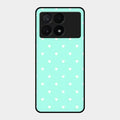 Heart Design Glossy Metal Case Cover For Poco X6 Pro 5G