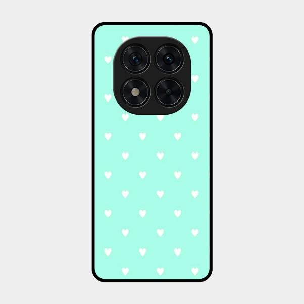 Heart Design Glossy Metal Case Cover For Poco X7 5G