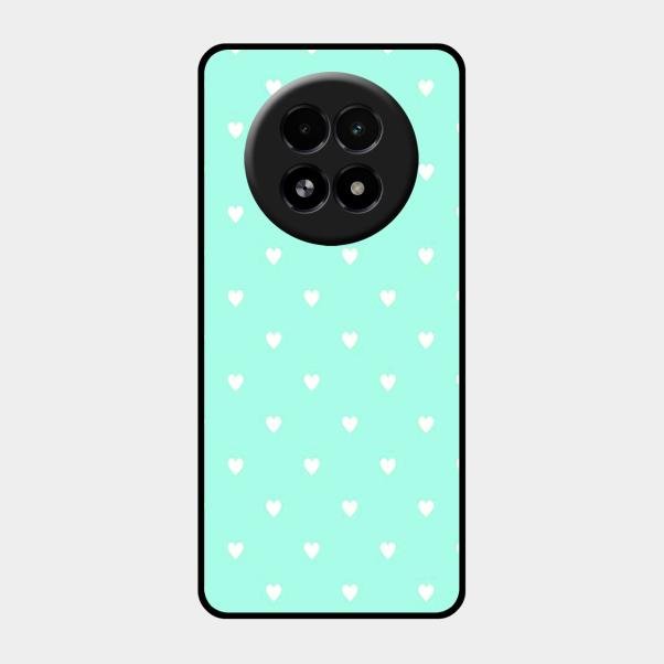 Heart Design Glossy Metal Case Cover For Realme 13 5G
