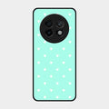 Heart Design Glossy Metal Case Cover For Realme 13 Plus 5G
