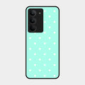 Heart Design Glossy Metal Case Cover For Realme 14X 5G