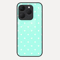 Heart Design Glossy Metal Case Cover For Realme 15T 5G