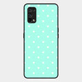 Heart Design Glossy Metal Case Cover For Realme 7 Pro