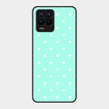 Heart Design Glossy Metal Case Cover For Realme 8 Pro