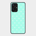 Heart Design Glossy Metal Case Cover For Redmi 13C 5G