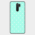 Heart Design Glossy Metal Case Cover For Redmi 9 Prime