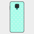 Heart Design Glossy Metal Case Cover For Redmi Note 10 Lite