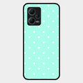 Heart Design Glossy Metal Case Cover For Redmi Note 12 5G