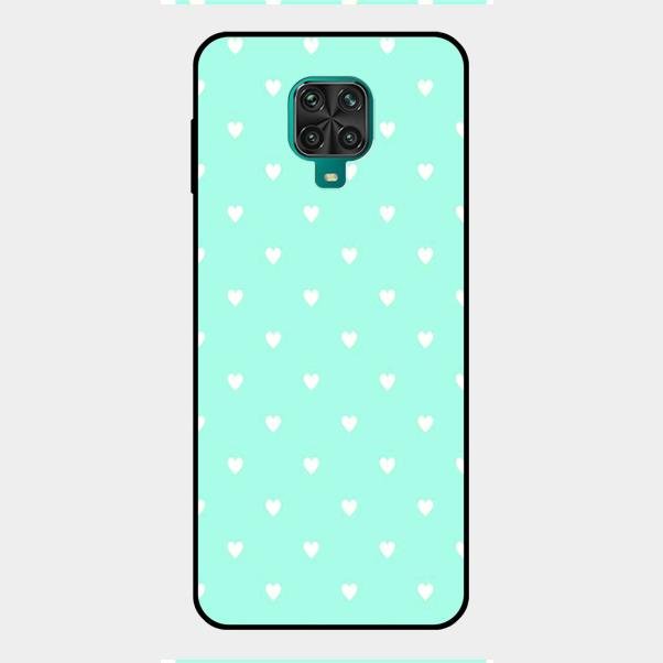 Heart Design Glossy Metal Case Cover For Redmi Note 9 Pro Max