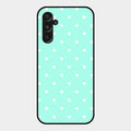 Heart Design Glossy Metal Case Cover For Samsung Galaxy M34 5G