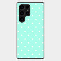 Heart Design Glossy Metal Case Cover For Samsung Galaxy S23 Ultra 5G
