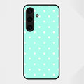 Heart Design Glossy Metal Case Cover For Samsung Galaxy S25 FE 5G