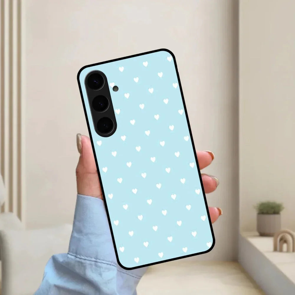 Heart Design Glossy Metal Case Cover For Samsung - ShopOnCliQ