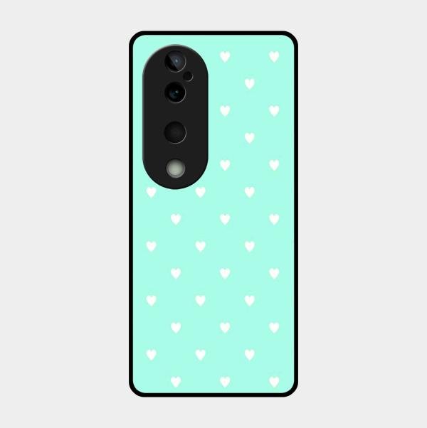 Heart Design Glossy Metal Case Cover For Vivo T3 Ultra