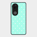 Heart Design Glossy Metal Case Cover For Vivo T4R 5G