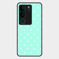 Heart Design Glossy Metal Case Cover For Vivo V29 5G
