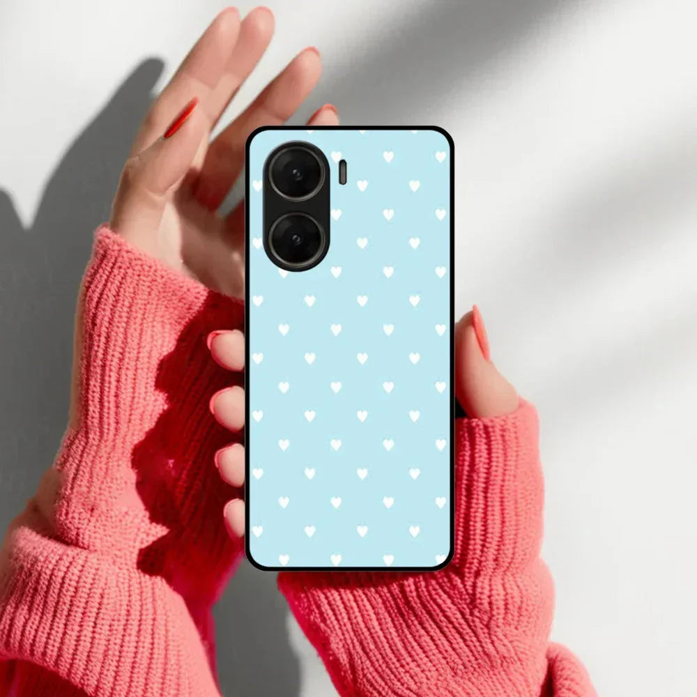 Heart Design Glossy Metal Case Cover For Vivo - ShopOnCliQ