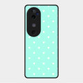Heart Design Glossy Metal Case Cover For Vivo V40 5G