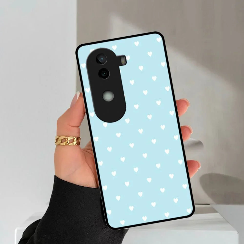 Heart Design Glossy Metal Case Cover For Vivo - ShopOnCliQ