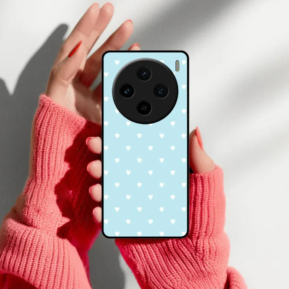 Heart Design Glossy Metal Case Cover For Vivo - ShopOnCliQ