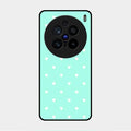 Heart Design Glossy Metal Case Cover For Vivo X200 Pro 5G