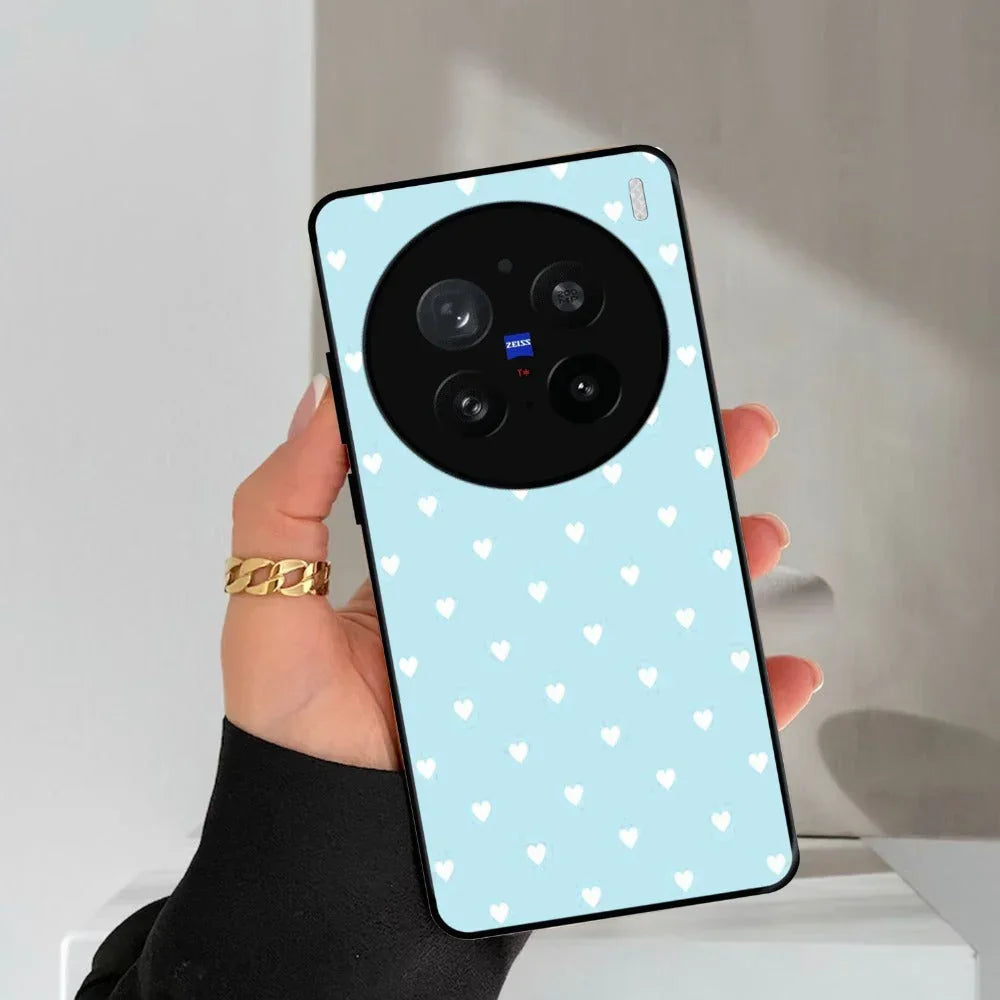 Heart Design Glossy Metal Case Cover For Vivo - ShopOnCliQ