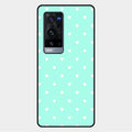 Heart Design Glossy Metal Case Cover For Vivo X60 Pro Plus 5G