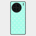 Heart Design Glossy Metal Case Cover For Vivo X90 Pro 5G