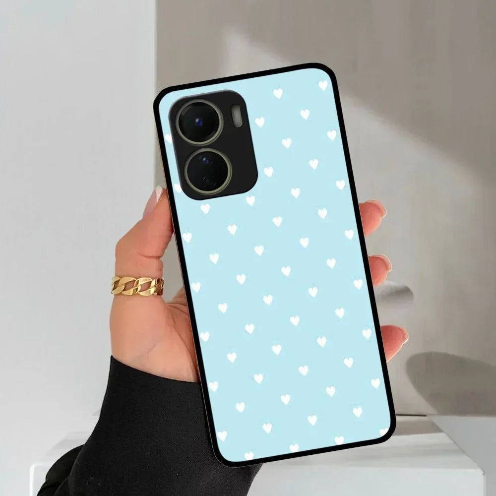Heart Design Glossy Metal Case Cover For Vivo - ShopOnCliQ
