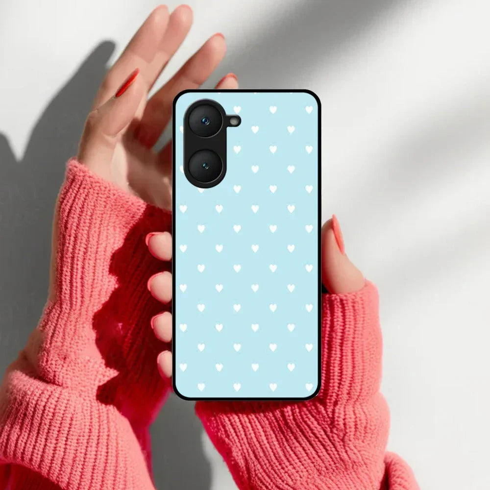 Heart Design Glossy Metal Case Cover For Vivo - ShopOnCliQ