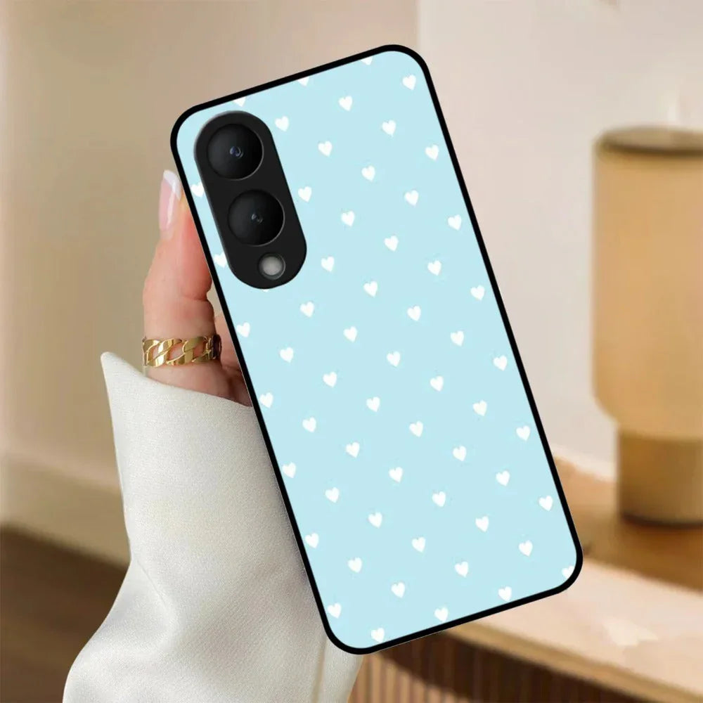 Heart Design Glossy Metal Case Cover For Vivo - ShopOnCliQ
