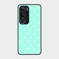 Heart Design Glossy Metal Case Cover For Vivo Y29 5G