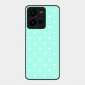 Heart Design Glossy Metal Case Cover For Vivo Y35
