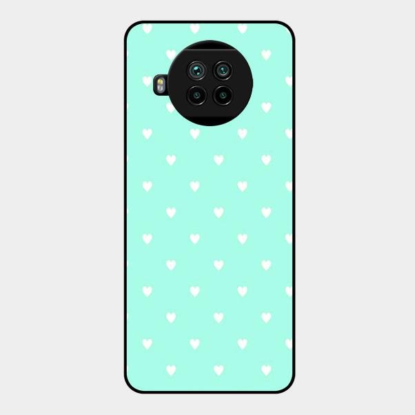 Heart Design Glossy Metal Case Cover For Xiaomi Mi 10I 5G