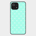 Heart Design Glossy Metal Case Cover For Xiaomi Mi 11 Lite