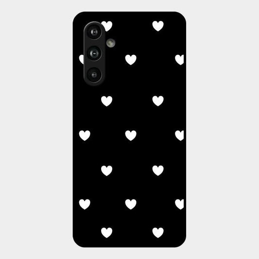 Heart Pattern Black Glass Case Cover For Samsung - ShopOnCliQ