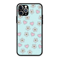 Heart With Blossom Glossy Metal Case Cover For iPhone 11 Pro
