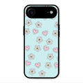 Heart With Blossom Glossy Metal Case Cover For iPhone Air
