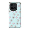 Heart With Blossom Glossy Metal Case Cover For iQOO 15 5G
