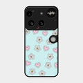 Heart With Blossom Glossy Metal Case Cover For Nothing Phone 3 5G