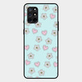 Heart With Blossom Glossy Metal Case Cover For Oneplus 8T