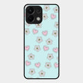 Heart With Blossom Glossy Metal Case Cover For Oppo K13 5G
