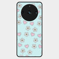 Heart With Blossom Glossy Metal Case Cover For Realme 11 Pro Plus 5G