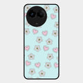 Heart With Blossom Glossy Metal Case Cover For Realme C67 5G