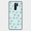 Heart With Blossom Glossy Metal Case Cover For Redmi 9 Prime
