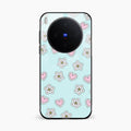 Heart With Blossom Glossy Metal Case Cover For Vivo X300 5G