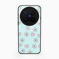 Heart With Blossom Glossy Metal Case Cover For Vivo X300 Pro 5G