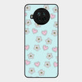 Heart With Blossom Glossy Metal Case Cover For Xiaomi Mi 10I 5G