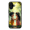 Heavenly Bond Glass Case Cover For iPhone 16 Plus